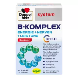 DOPPELHERZ Tablety systému B-komplex, 120 ks