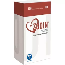 ZODIN Omega-3 1 000 mg mäkké kapsuly, 100 ks