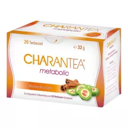 CHARANTEA Metabolické filtračné vrecúško na bylinný čaj so škoricou, 20 ks