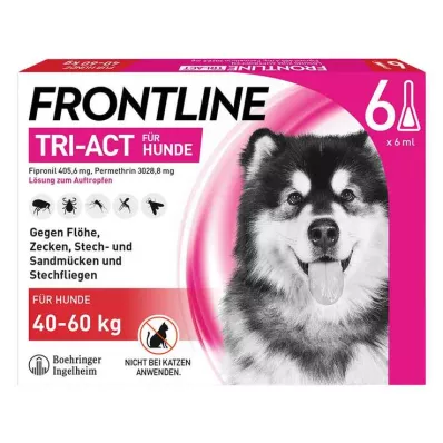 FRONTLINE Tri-Act roztok na kvapkanie psov 40-60kg, 6 ks