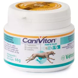 CANIVITON Doplnkové krmivo Forte Plus tablety pre psa/mačku, 30 ks