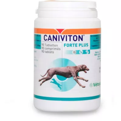 CANIVITON Doplnkové krmivo Forte Plus tablety pre psa/mačku, 90 ks