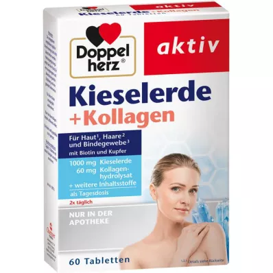 DOPPELHERZ Silica+kolagén tablety, 60 kapsúl