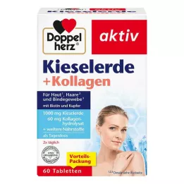 DOPPELHERZ Silica+kolagén tablety, 60 kapsúl