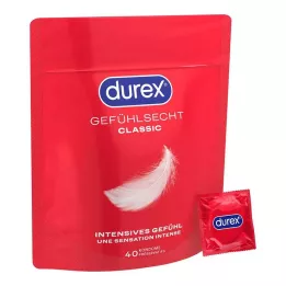 DUREX Citlivo mäkké kondómy, 40 ks