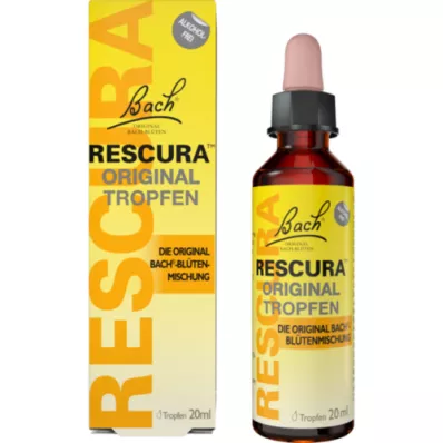 BACHBLÜTEN Original Rescura kvapky bez alkoholu, 20 ml