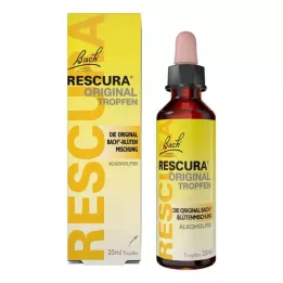 BACHBLÜTEN Original Rescura kvapky bez alkoholu, 20 ml