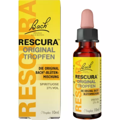 BACHBLÜTEN Pôvodné kvapky Rescura s alkoholom, 10 ml