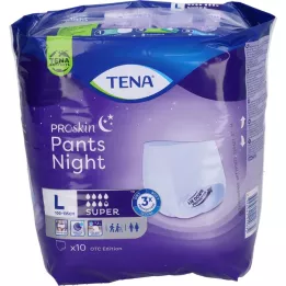 TENA PANTS nočné super L nohavice na jedno použitie, 10 ks