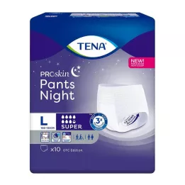 TENA PANTS nočné super L nohavice na jedno použitie, 10 ks