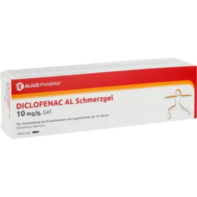 DICLOFENAC AL Gél proti bolesti 10 mg/g, 100 g