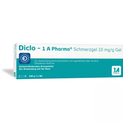 DICLO-1A Pharma Gél proti bolesti 10 mg/g, 100 g