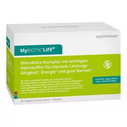MYBIOTIK LIFE+ Kombinované balenie 30x1,5 g Plv.+60 kapsúl, 1 ks