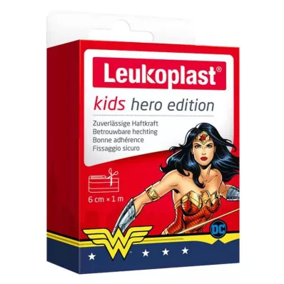 LEUKOPLAST detské náplasti hrdina Wonder Woman 6 cmx1m, 1 ks