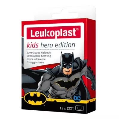 LEUKOPLAST detské pásiky hrdina Batman Mix, 12 ks