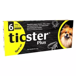TICSTER Plus spot-on roztok pre psov do 4 kg, 6X0,48 ml