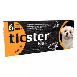 TICSTER Plus spot-on roztok pre psov 4-10 kg, 6X1,2 ml