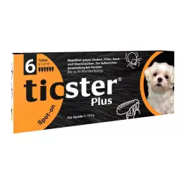 TICSTER Plus spot-on roztok pre psov 4-10 kg, 6X1,2 ml