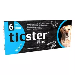 TICSTER Plus spot-on roztok pre psov nad 25 kg, 6X4,8 ml