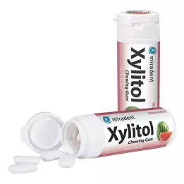 MIRADENT Xylitolové žuvačky Watermelon, 30 ks