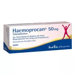 HAEMOPROCAN 50 mg filmom obalené tablety, 50 ks