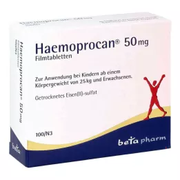 HAEMOPROCAN 50 mg filmom obalené tablety, 100 ks