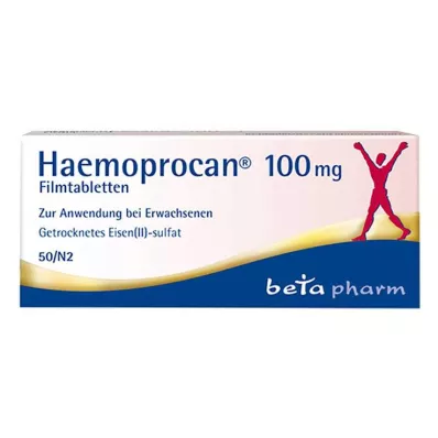 Hemoprocan 100 mg filmom obalené tablety, 50 ks Hemoprocan 100 mg filmom obalené tablety, 50 ks