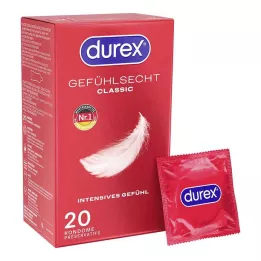 DUREX Kondómy Sensitive classic, 20 ks