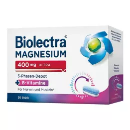 BIOLECTRA Horčík 400 mg ultra 3-fázový depot, 30 ks