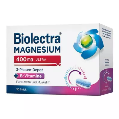 Biolectra Magnesium 400 mg ultra 3-fázový depot, 30 ks