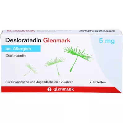 DESLORATADIN Glenmark 5 mg tablety, 7 ks