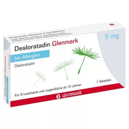 Desloratadine Glenmark 5 mg tablety, 7 ks