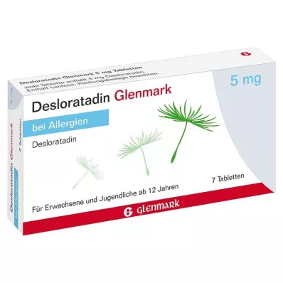 Desloratadine Glenmark 5 mg tablety, 7 ks