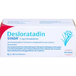 DESLORATADIN STADA 5 mg filmom obalené tablety, 20 ks