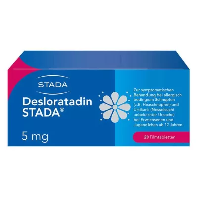 Desloratadín STADA® 5 mg filmom obalené tablety, 20 ks Desloratadín STADA® 5 mg filmom obalené tablety, 20 ks