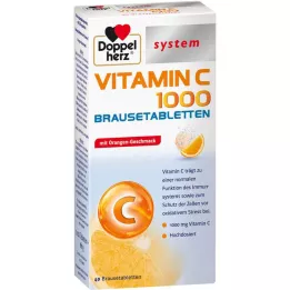 DOPPELHERZ Vitamín C 1000 systémové šumivé tablety, 40 ks