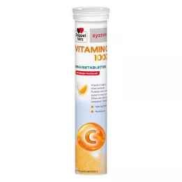 DOPPELHERZ Vitamín C 1000 systémové šumivé tablety, 40 ks