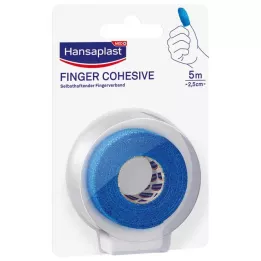 HANSAPLAST Samolepiaca páska na prsty 2,5 cmx5 m modrá, 1 ks
