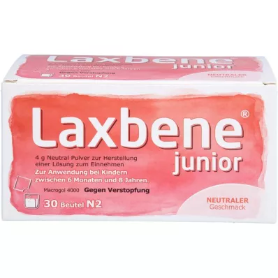 LAXBENE junior 4 g Neutrálne PLE Kdr.6 Mon.-8 rokov, 30X4 g