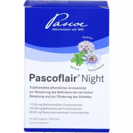 PASCOFLAIR Nočné poťahované tablety, 30 ks