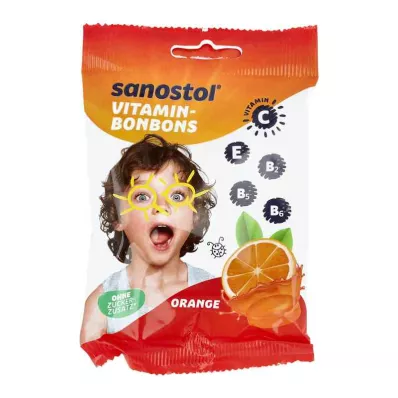 Sanostol vitamínové cukríky pomaranč (75 g) Sanostol vitamínové cukríky pomaranč (75 g)