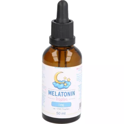 MELATONIN 1 mg/6 kvapiek, 50 ml