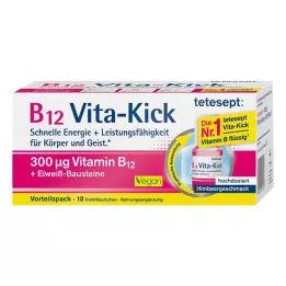 TETESEPT B12 Vita-Kick 300 µg pitný amp. výhodné balenie, 18 ks