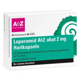 LOPERAMID AbZ akut 2 mg tvrdé kapsuly, 10 ks