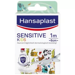 HANSAPLAST Citlivé detské náplasti 6 cmx1 m, 1 ks