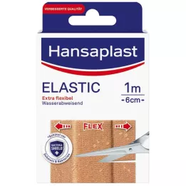HANSAPLAST Elastické náplasti 6 cmx1 m, 1 ks
