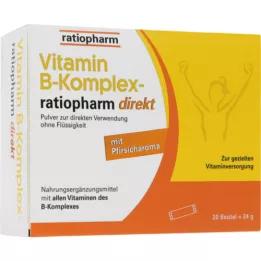 VITAMIN B-KOMPLEX-ratiopharm direct prášok, 20 ks
