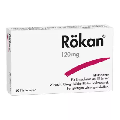 RÖKAN 120 mg filmom obalené tablety, 60 ks RÖKAN 120 mg filmom obalené tablety, 60 ks