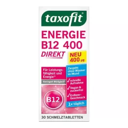 TAXOFIT Energy B12 400 priamych orodispergovateľných tabliet, 30 ks