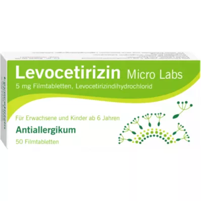 LEVOCETIRIZIN Micro Labs 5 mg filmom obalené tablety, 50 ks